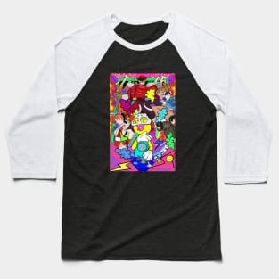 Dope Slluks character street fighter series illustration Baseball T-Shirt